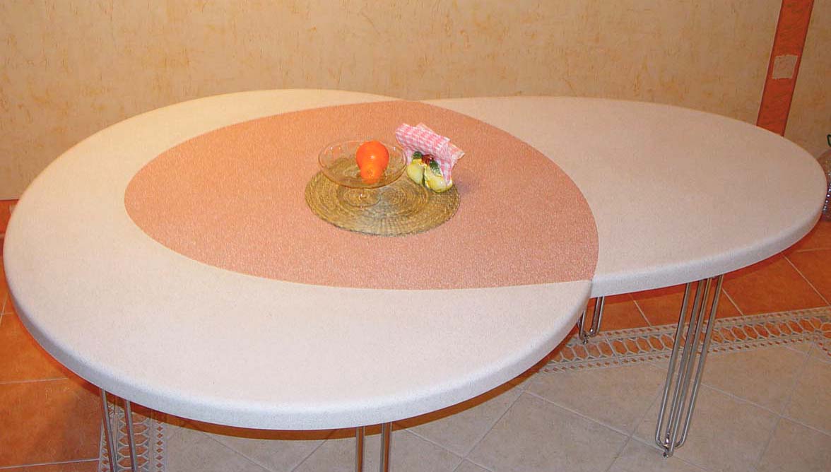 Современный обеденный стол из искусственного камня | ООО Интердек