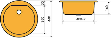 Круглая, вместительная мойка для кухни | ООО Интердек